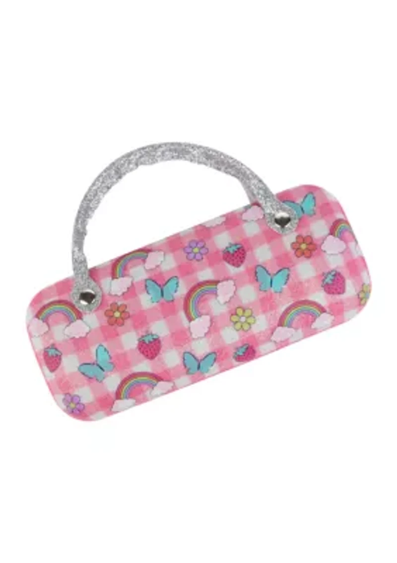 Girls Spring Picnic Sunglasses and Case Set