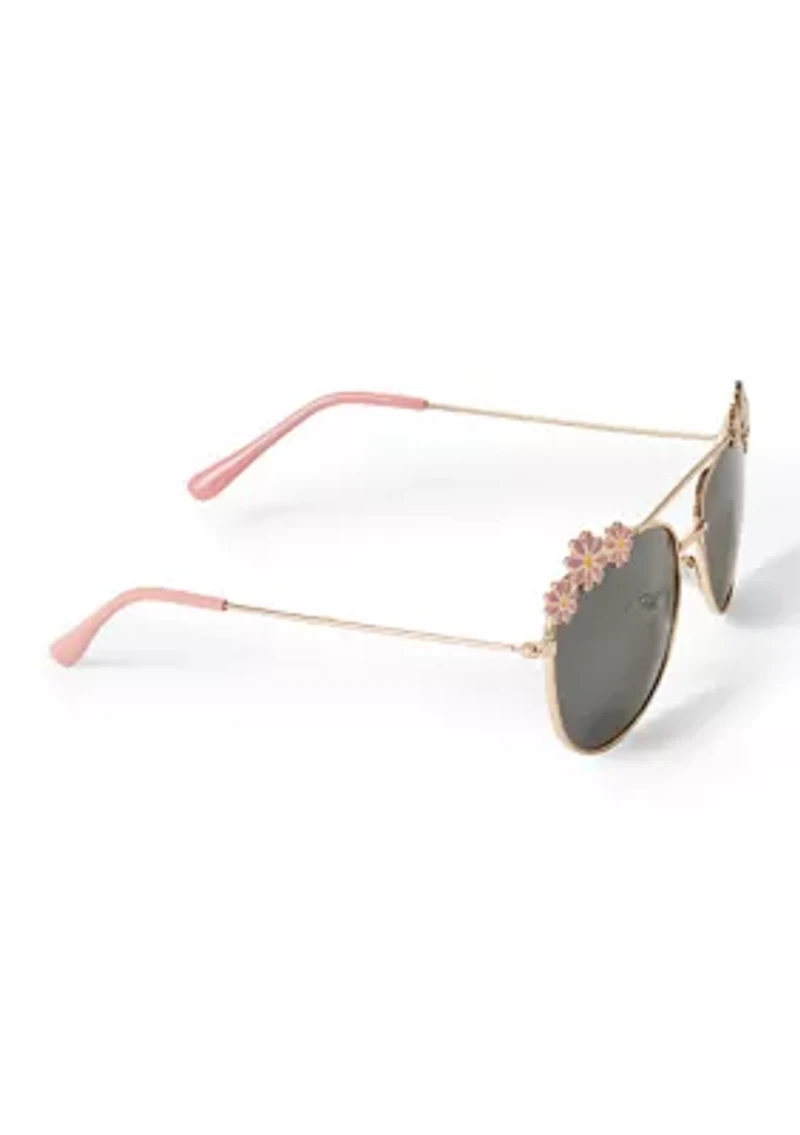 Girls Crunchy Glitter Sunglass Set