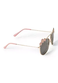 Girls Crunchy Glitter Sunglass Set