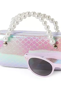 Girls Mermaid Scales Sunglass Set
