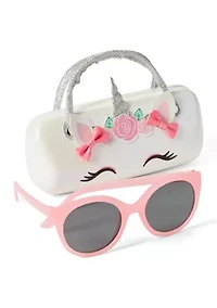 Girls Unicorn Sunglass Set
