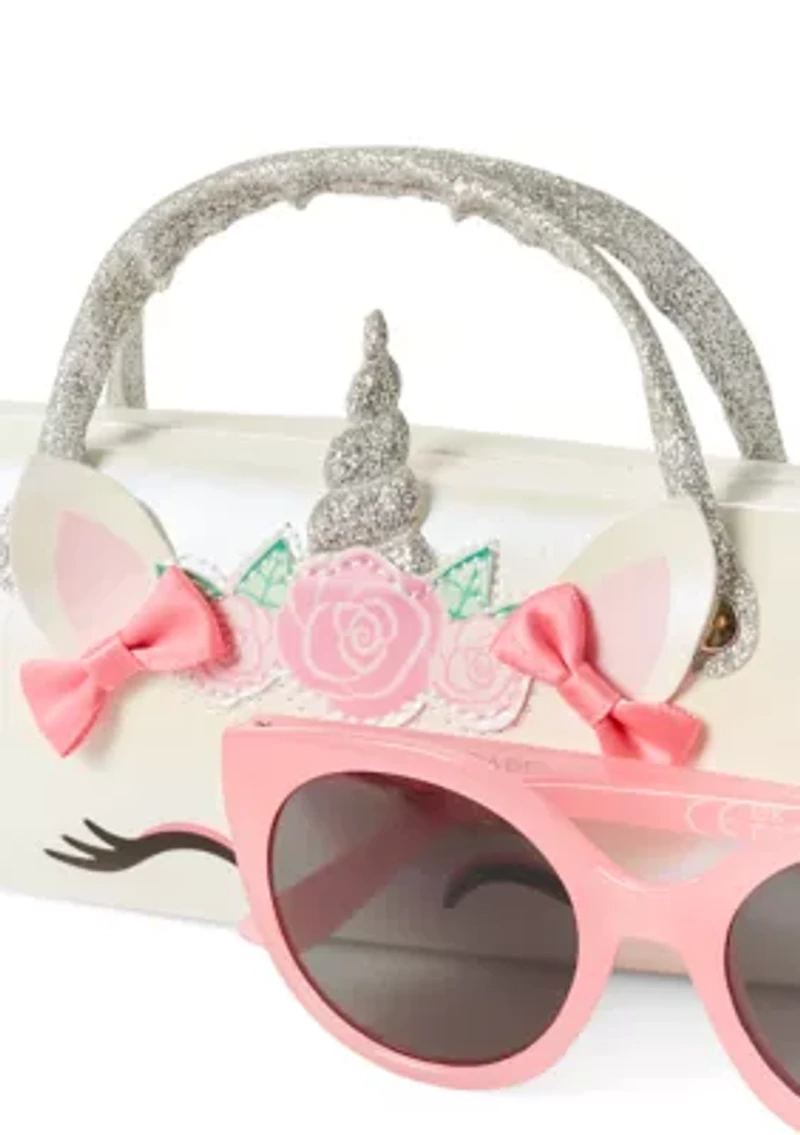 Girls Unicorn Sunglass Set