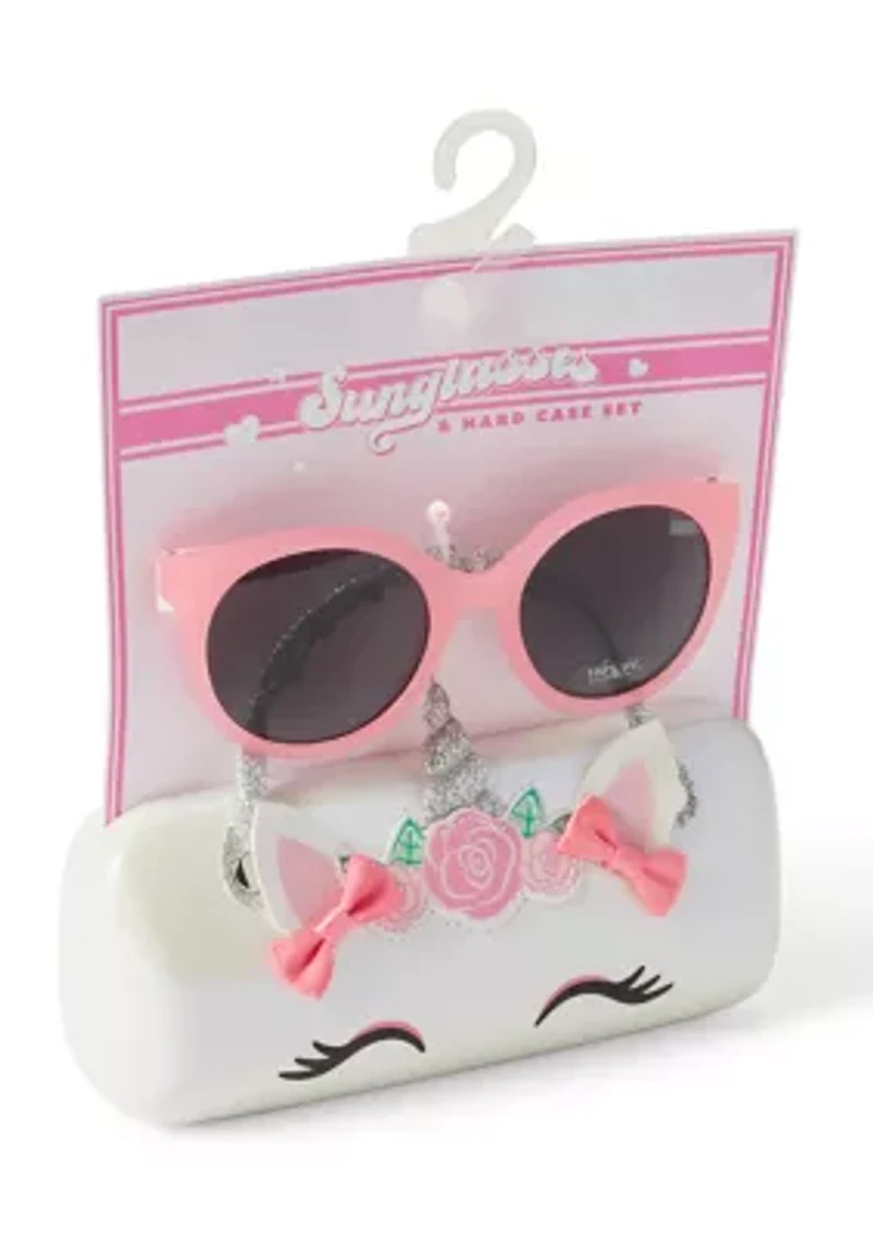 Girls Unicorn Sunglass Set