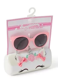 Girls Unicorn Sunglass Set