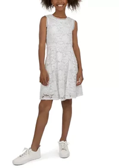 Girls 7-16 Lace Dress