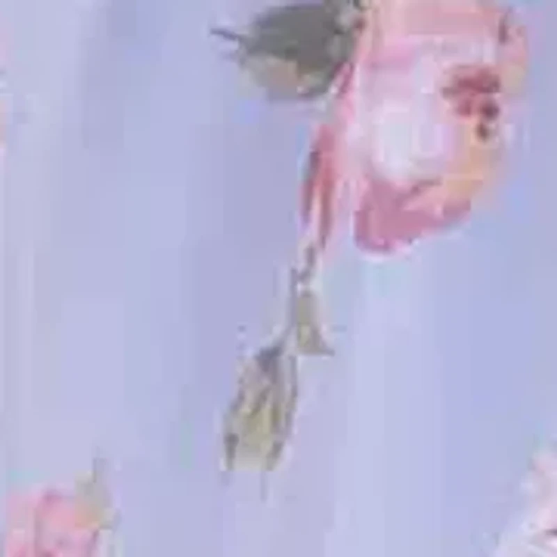 Girls 7-16 Blue Floral Smocked Maxi Dress