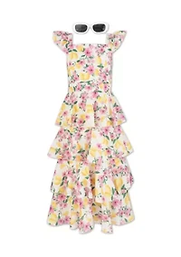 Girls 7-16 Tiered Dress