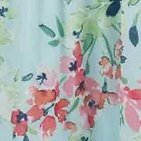 Girls 7-16 Sleeveless Floral Maxi Dress with Headband