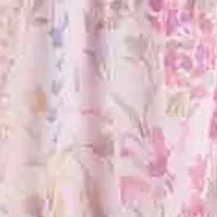 Girls 7-16 Pink Garden Floral Flutter Maxi Dress