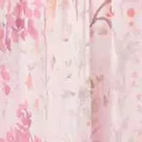 Girls 7-16 Pink Garden Floral Flutter Maxi Dress