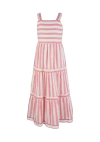 Baby Girls 4 Striped Maxi Dress