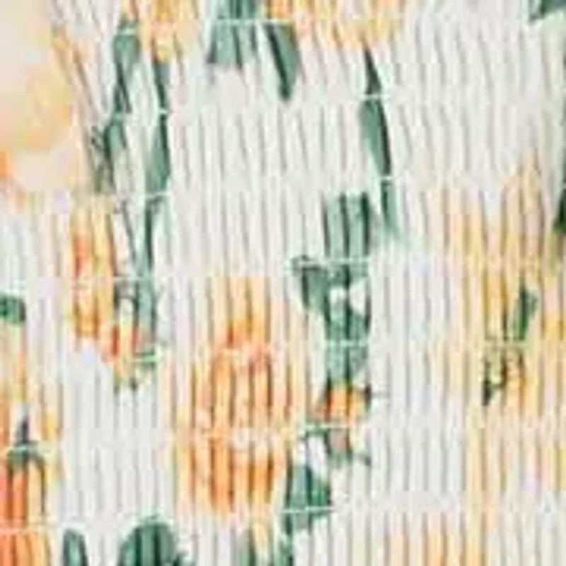 Girls 7-16 Yellow Floral Bow Maxi Dress