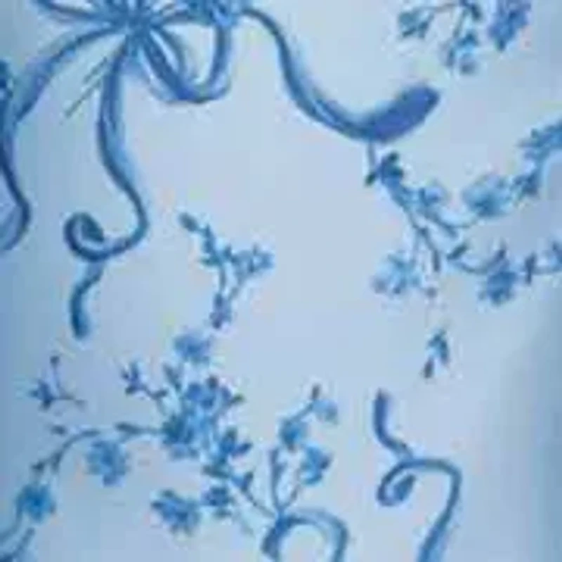 Girls 7-16 Blue Ruffle Front Maxi Dress