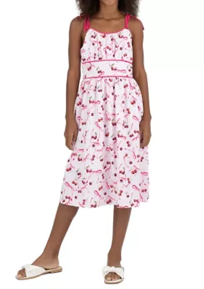 Girls 7-16 Cherry Sundress