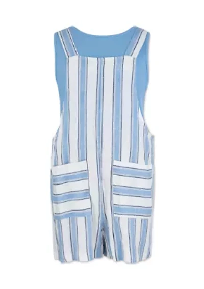 Girls 7-16 Striped Romper