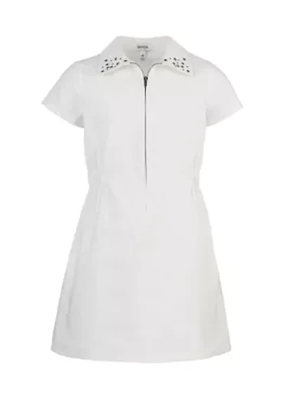 Girl 7-16 Zip Front Dress