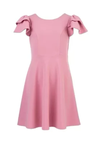 Girls 7-16 Bow Back Dress