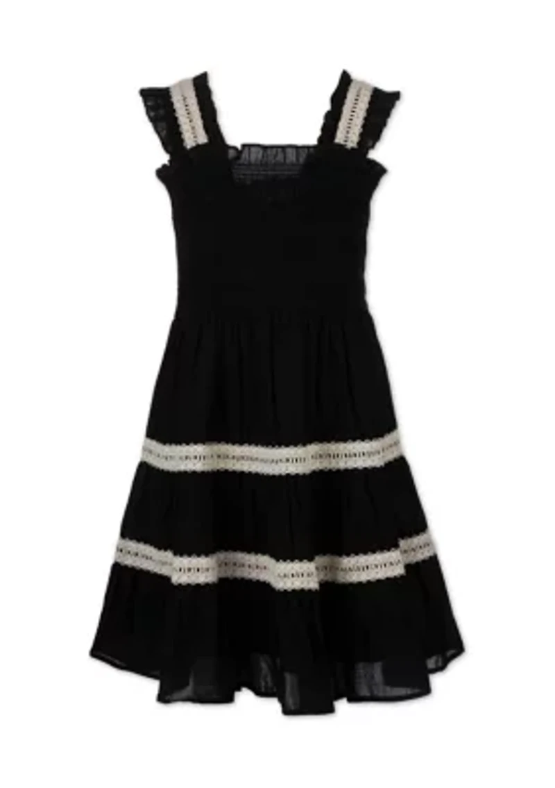 Girls 7-16 Smocked Dress