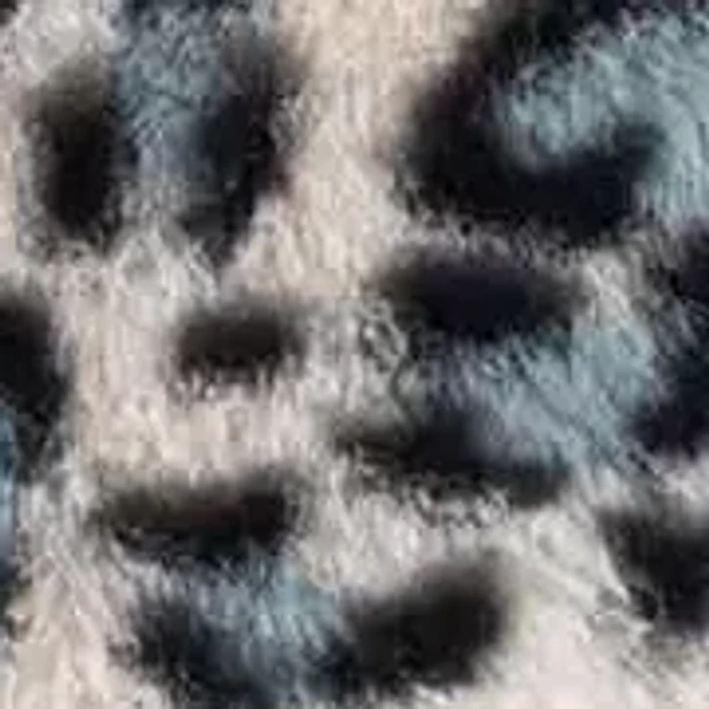 Girls 4-6x Sherpa Animal Print Top