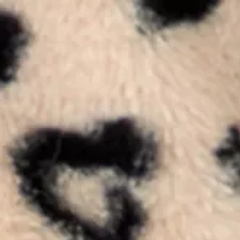 Girls 7-16 Leopard Printed Fur Pullover