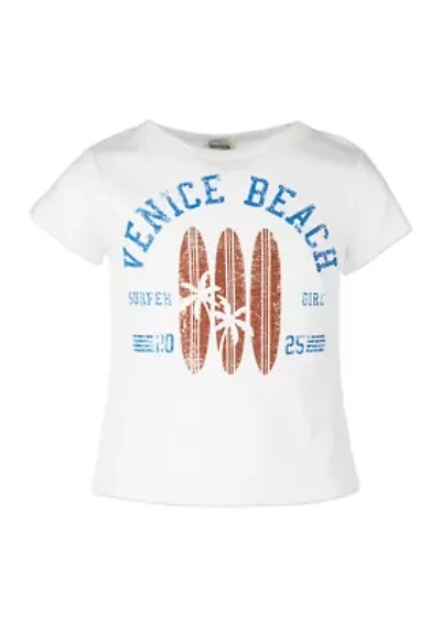 Girls 7-16 Beach Graphic T-Shirt