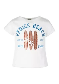 Girls 7-16 Beach Graphic T-Shirt