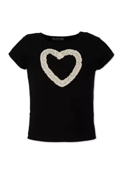 Girls 7-16 Heart Top