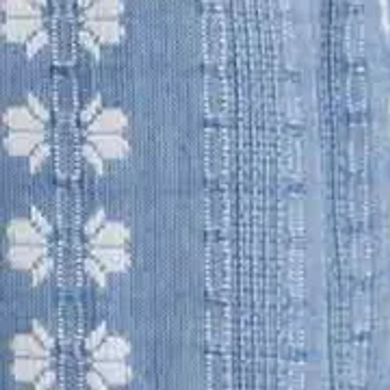 Girls 7-16 Embroidered Chambray Dress