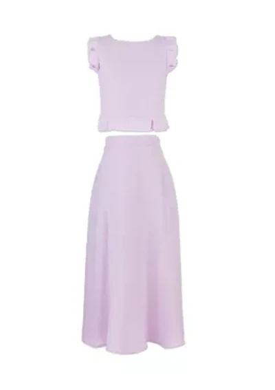 Girls 7-16 Ruffle Top Maxi Skirt Set
