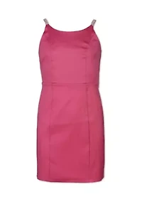 Girls 7-16 Rhinestone Trim Dress