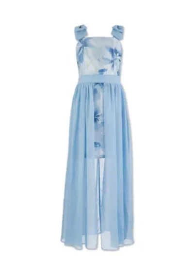 Girls 7-16 Peri Floral Walk Through Dress