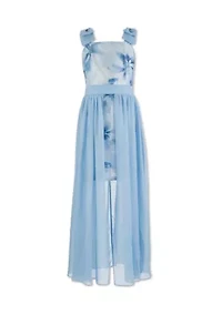 Girls 7-16 Peri Floral Walk Through Dress