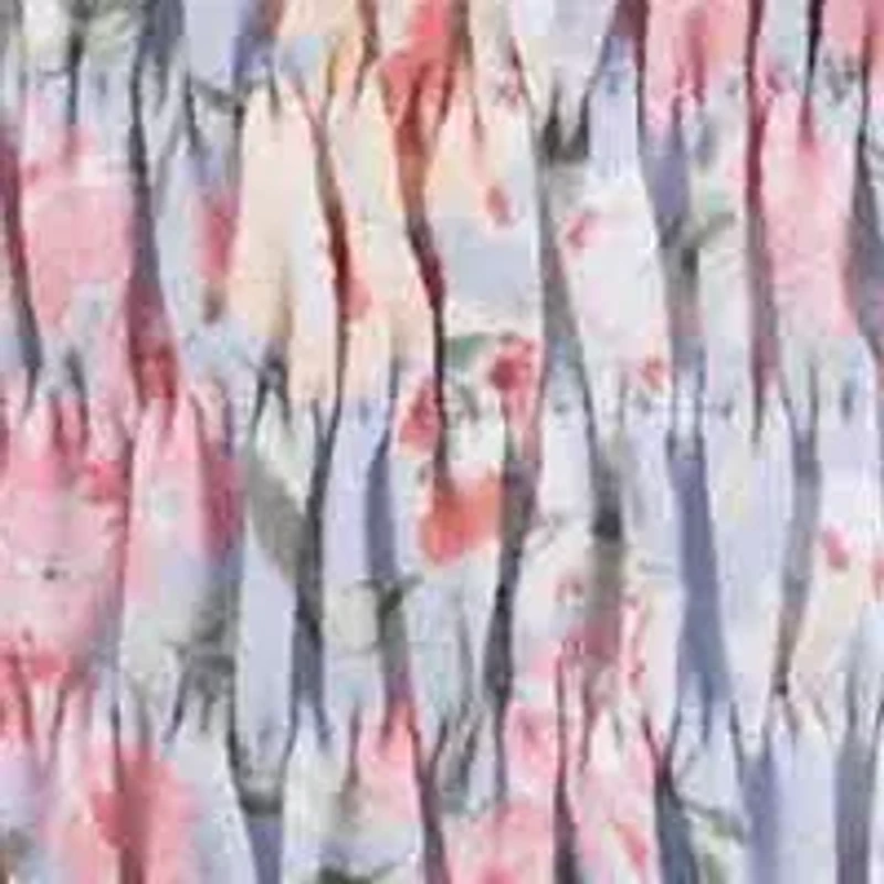 Girls 7-16 Peri Floral Smocked Bodice Dress with Headband