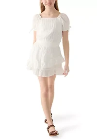 Girls 7-16 Top and Skirt Set