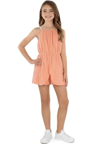Girls 7-16 Halter Romper