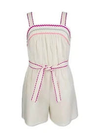 Girls 7-16 Sleeveless Romper