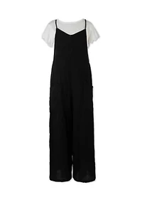Girls 7-16 Jumpsuit with T-Shirt
