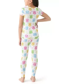 Girls 7-16 Multi Bears Pajama Set