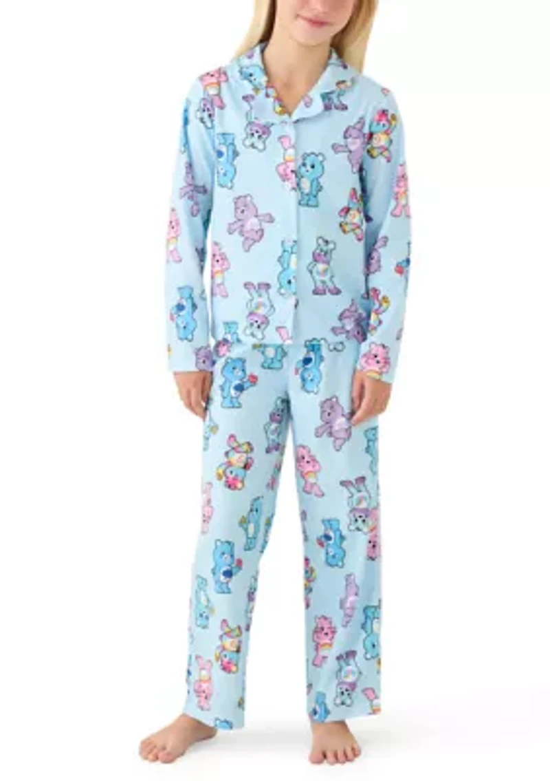 Girls 7-16 Bear Vibes Pajama Set