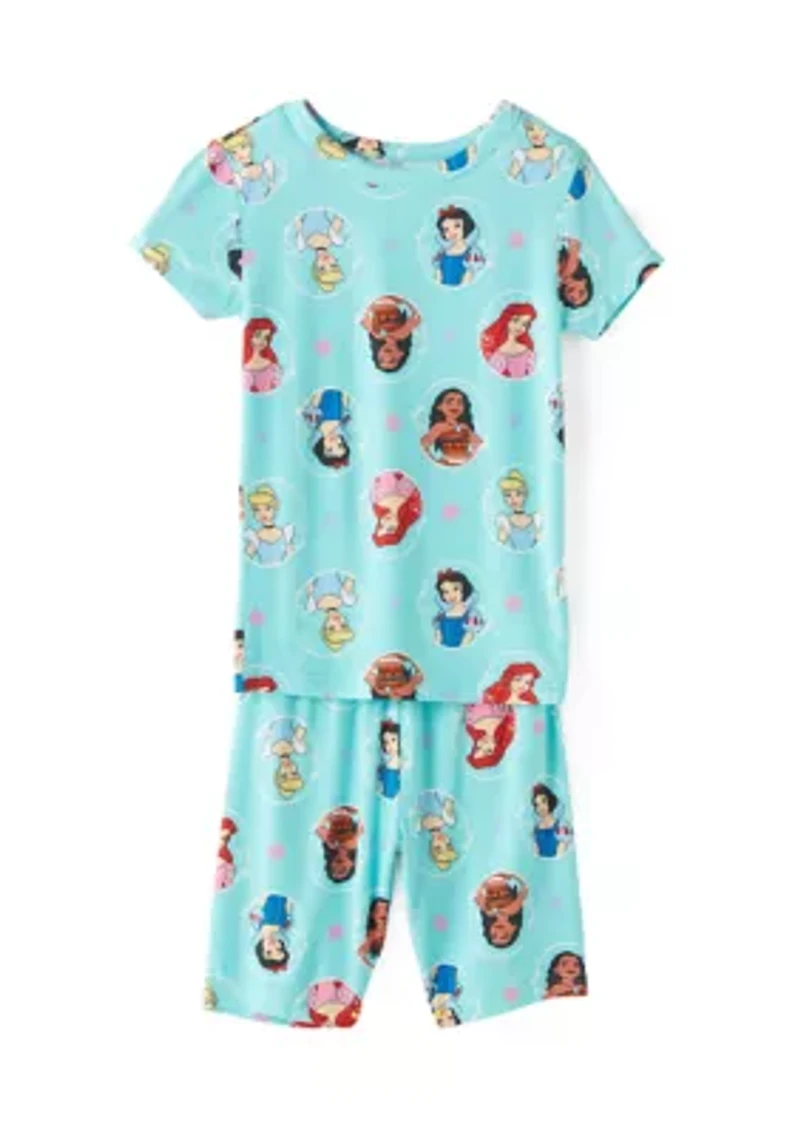 Girls 4-10 Princess Frames Pajama Set