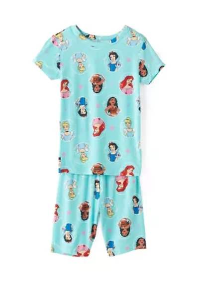 Girls 4-10 Princess Frames Pajama Set