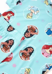 Girls 4-10 Princess Frames Pajama Set