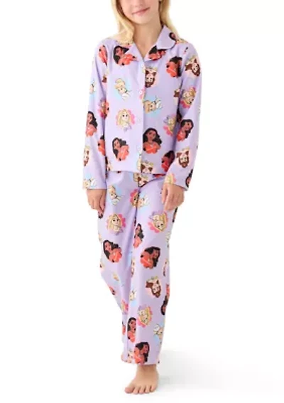 Girls 7-16 Princess Connect Pajama Set