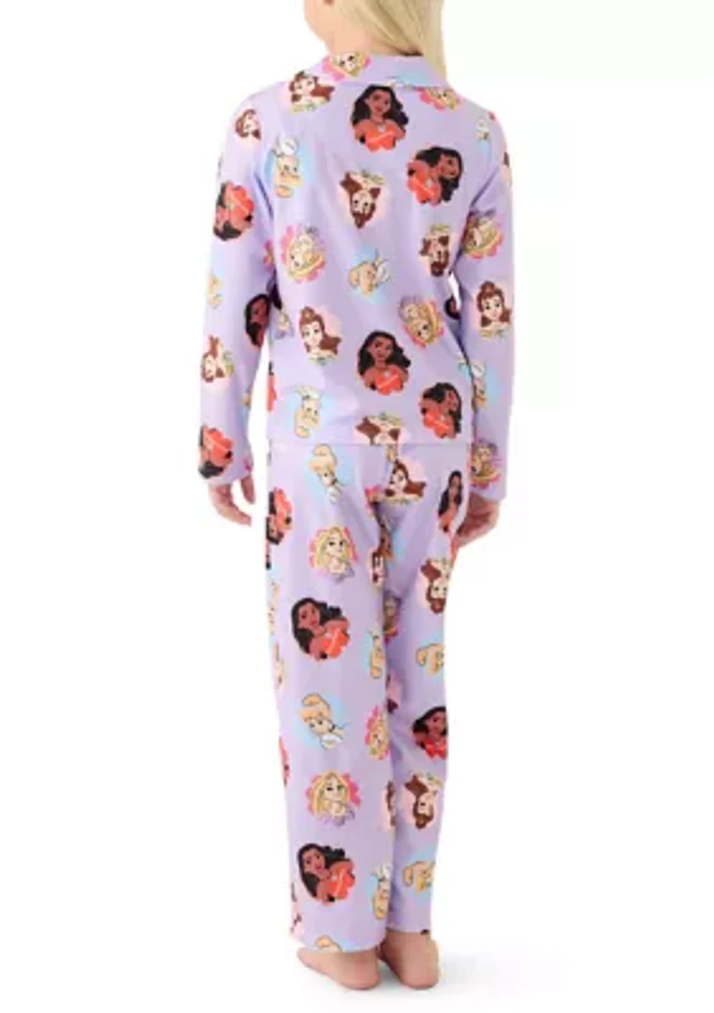 Girls 7-16 Princess Connect Pajama Set