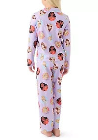 Girls 7-16 Princess Connect Pajama Set