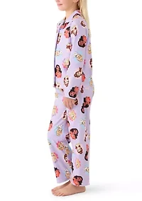 Girls 7-16 Princess Connect Pajama Set