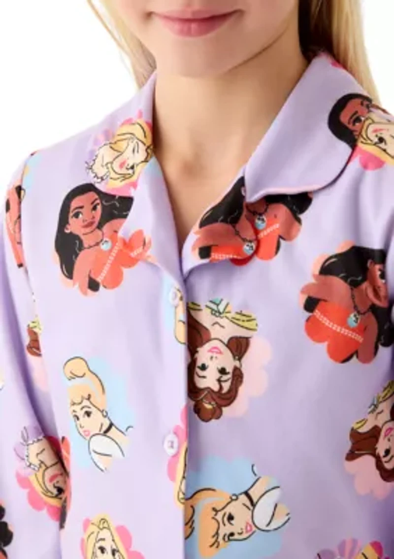 Girls 7-16 Princess Connect Pajama Set