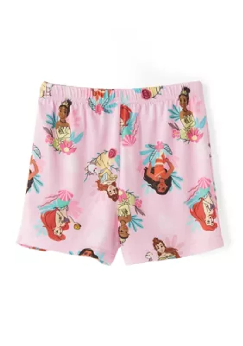 Girls 4-10 Royal Vacation Pajama Set
