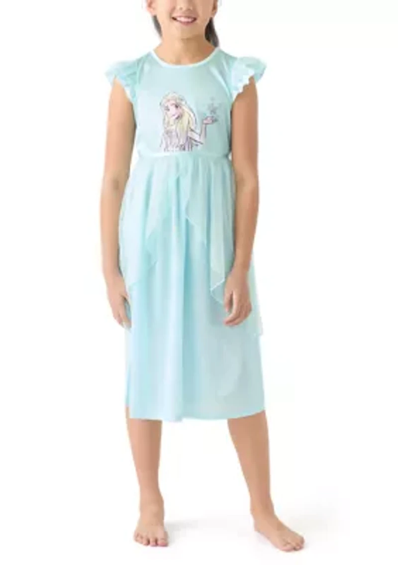 Girls 4-6x Elegant Elsa Nightgown