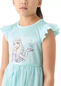 Girls 4-6x Elegant Elsa Nightgown